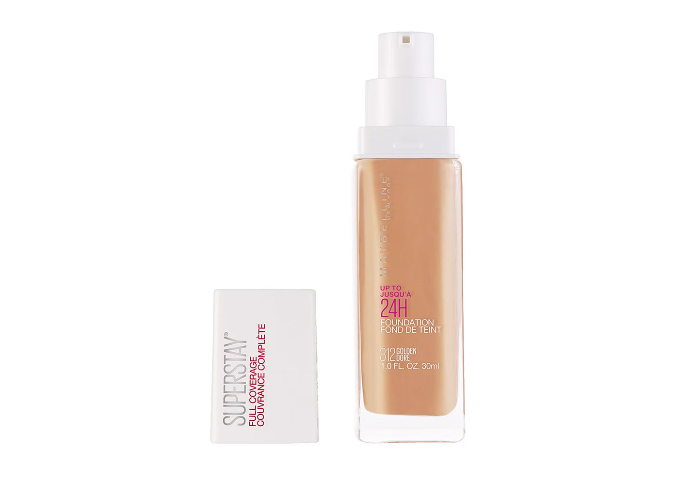 MAYBELLINE Base de Maquillaje Larga Duracion, Superstay Full Coverage, Tono Golden